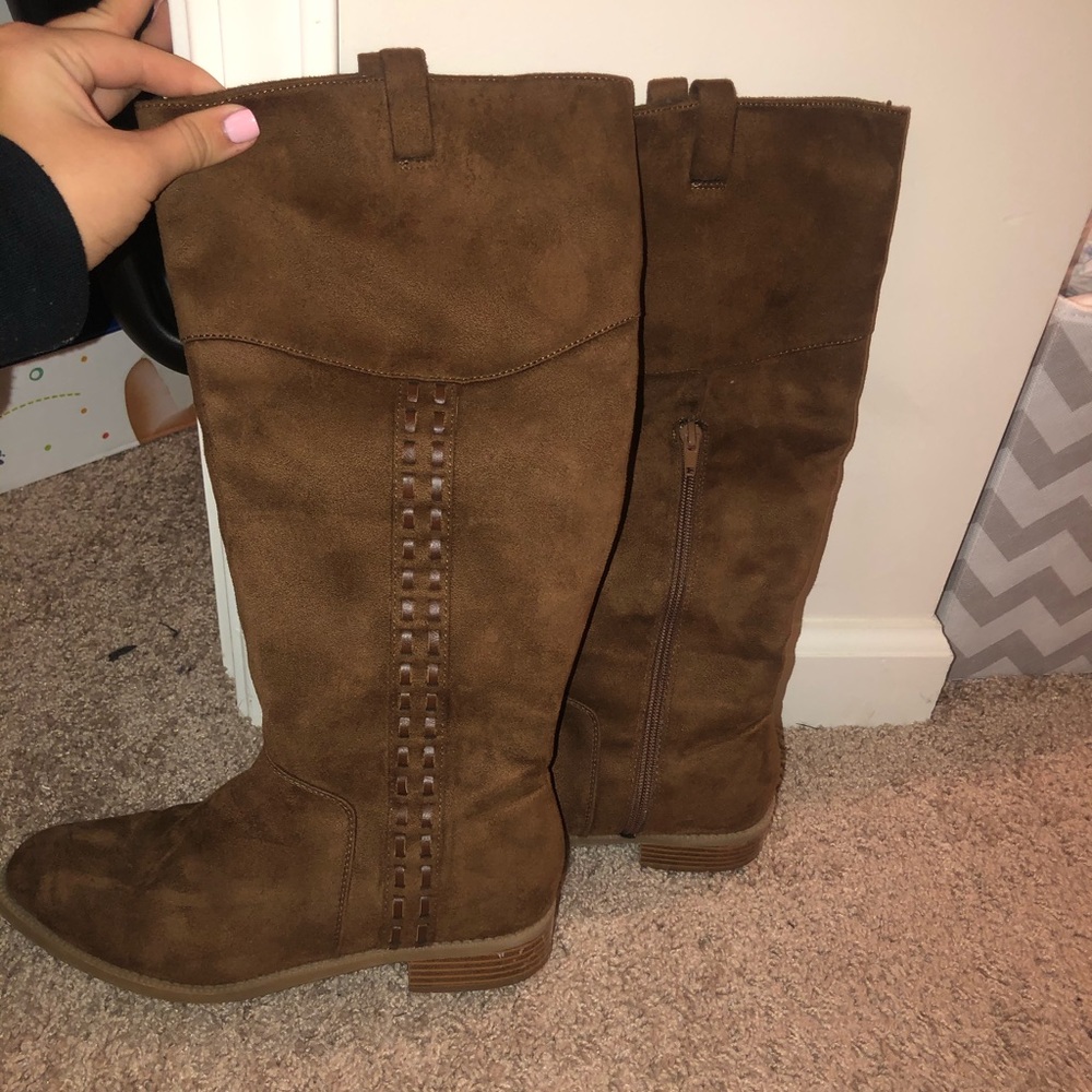 Soft brown boots